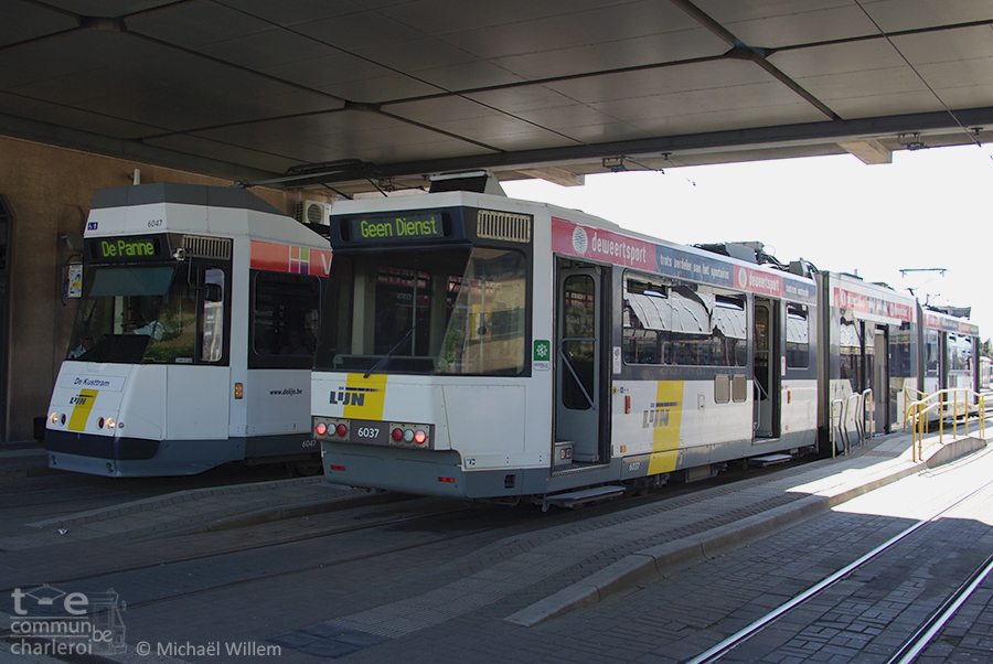 2 BN à Ostende gare, l'une poste A, l'autre poste B -  mai 2012
